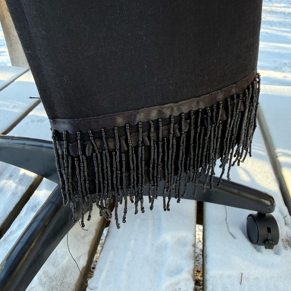 Christina Black Denim with Fringe Detail - Picture 4 of 9